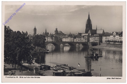 Frankfurt am Main, Blick auf die alte Brücke