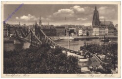 Frankfurt am Main, Eiserner Steg und Mainkai