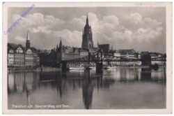 Frankfurt am Main, Eisener Steg und Dom