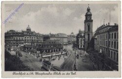 Frankfurt am Main, Hauptwache, Blick in die Zeil