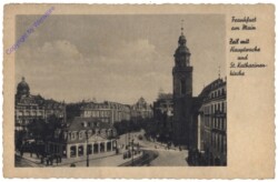 Frankfurt am Main, Zeil mit Hauptwache und St. Katharinenkirche