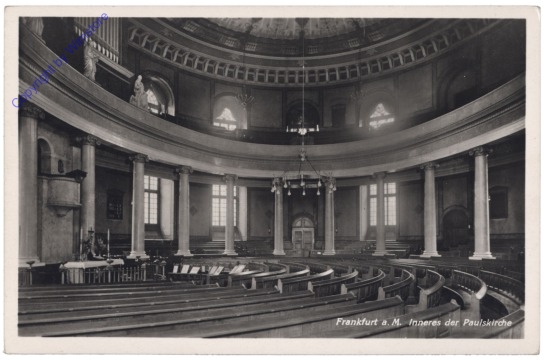 Frankfurt am Main, Inneres der Paulskirche