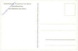 Frankfurt am Main, Goethehaus, Gemäldezimmer und Bibliothek des Vaters