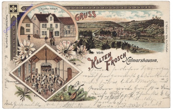 Helmarshausen, Gruss vom Kalten Frosch