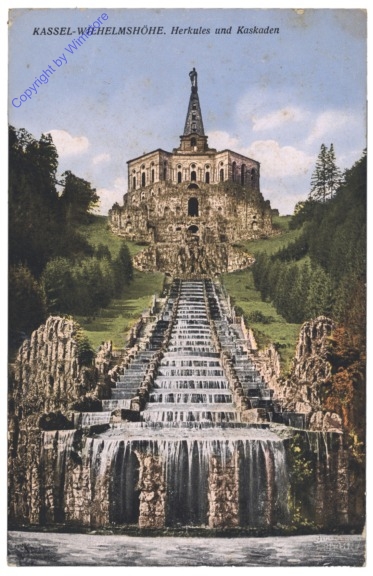 Kassel, Wilhelmshöhe, Herkules und Kaskaden