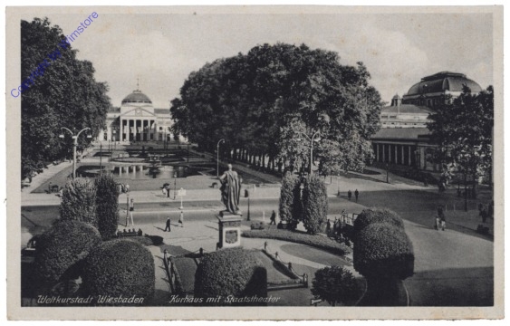 Wiesbaden, Kurhaus und Staatstheater