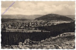 Altenberg, Blick v. Kahleberg auf Altenberg und Geisingberg i. Osterzgebirge