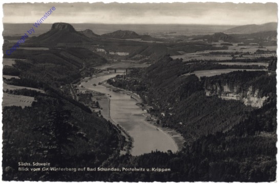 Bad Schandau, Blick vom Gr. Winterberg