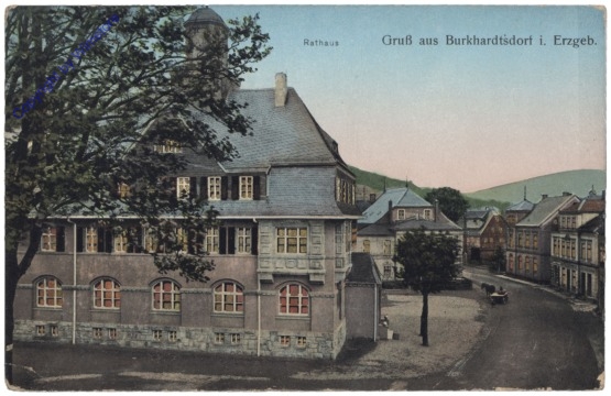 Burkhardtsdorf, Gruss aus, Rathaus