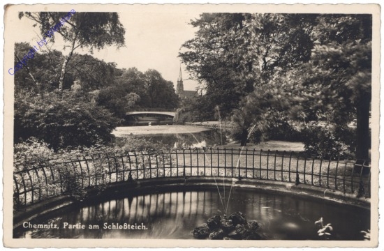 Chemnitz, Partie am Schlossteich