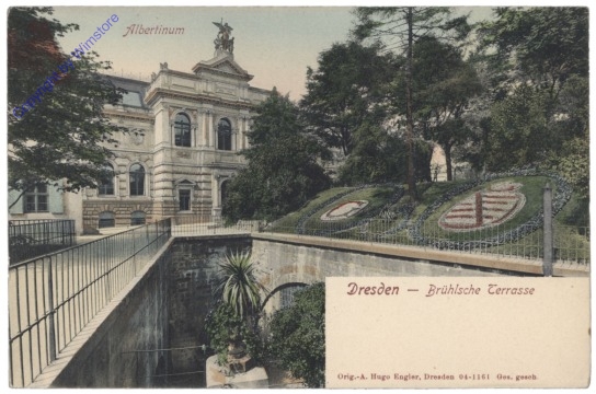 Dresden, Brühlsche Terrasse, Albertinum