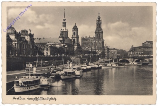 Dresden, Elbe, Dampfschiffanlegeplatz