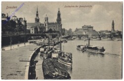 Dresden, Elbe, Landeplatz der Dampfschiffe