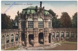 Dresden, Zwinger, Westpavillon im Zwinger
