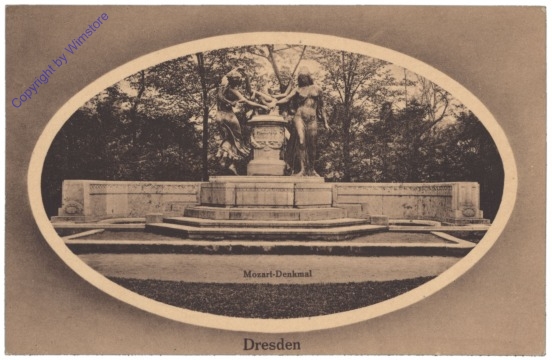 Dresden, Denkmal, Mozart-Denkmal