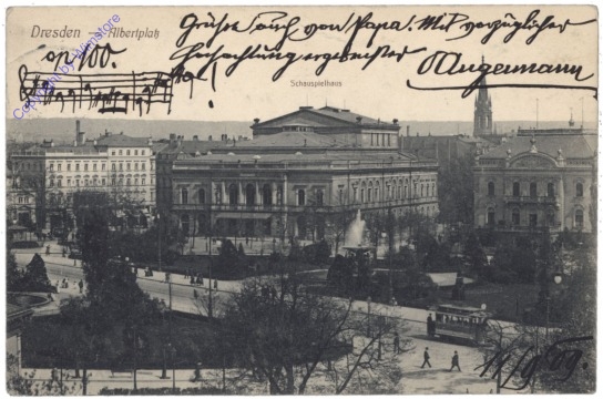Dresden, Schauspielhaus, Albertplatz