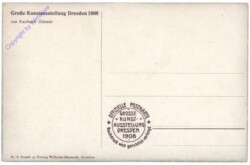 Dresden, Große Kunstausstellung 1908, Kaulbach-Zimmer