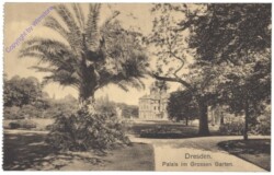 Dresden, Grosser Garten, Palais