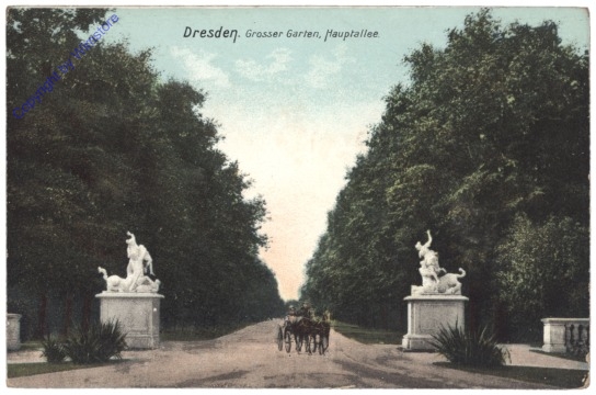 Dresden, Grosser Garten, Hauptallee
