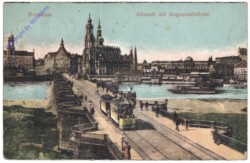 Dresden, Altstadt mit Augustusbrücke