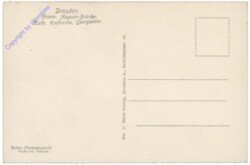 Dresden, Friedrich-August-Brücke, Kath. Hofkirche, Georgentor