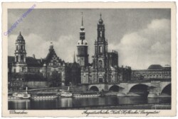 Dresden, Augustusbrücke, Kath. Hofkirche, Georgentor