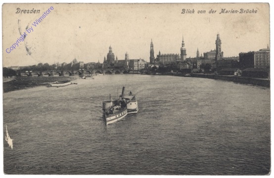 Dresden, Blick von der Marienbrücke