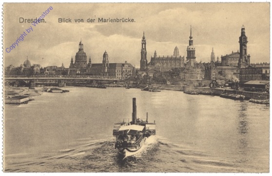 Dresden, Blick von der Marienbrücke