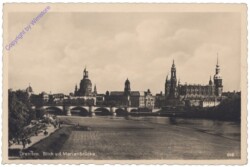 Dresden, Blick von der Marienbrücke