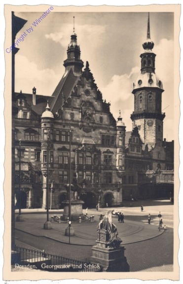 Dresden, Georgentor und Schloss