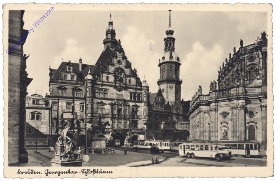 Dresden, Georgentor und Schlossturm