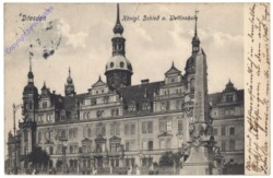 Dresden, Schloss und Wettinsäule
