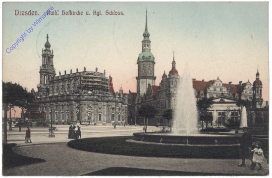 Dresden, Hofkirche und Schloss