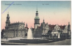 Dresden, Hofkirche und Schloss