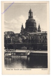 Dresden, Frauenkirche und Brühl'sche Terrasse