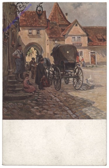 Dresden, Vor dem Gasthaus zum Storchen