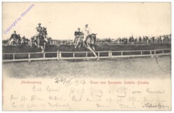 Dresden, Seidnitz, Gruss vom Rennplatz, Hürdensprung