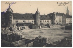 Dresden, Neustadt, Jägerhof, "Großstadt-Idyll"