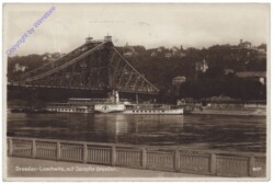 Dresden, Loschwitz, mit Dampfer Dresden