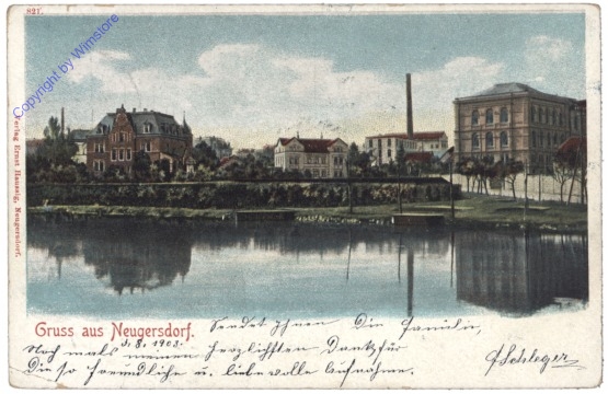 Ebersbach, Gruss aus Neugersdorf
