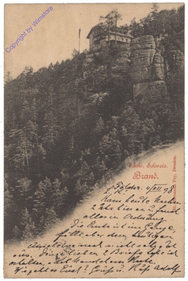 Hohnstein, Brand