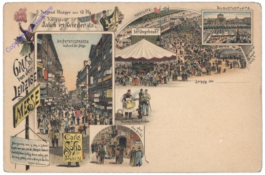 Leipzig, Gruss von der Leipziger Messe