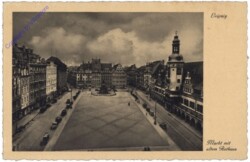Leipzig, Rathaus, Markt am alten Rathaus