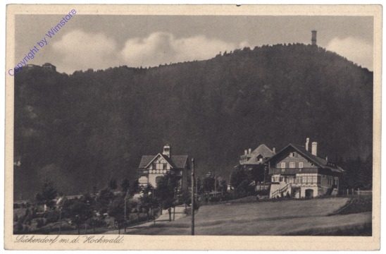 Lückendorf, mit dem Hochwald