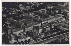 Meißen, Staatliche Porzellan-Manufaktur, Luftbild