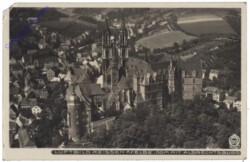 Meißen, Dom mit Albrechtsburg, Luftbild