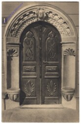 Meißen, Haustür auf dem Kleinmarkt, Bauzeit um 1610