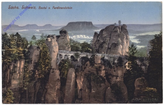 Rathen, Bastei vom Ferdinandstein