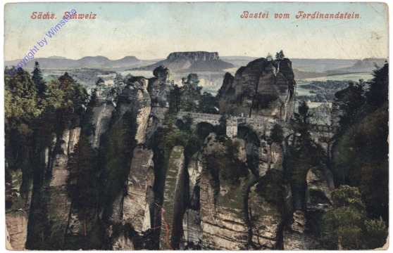 Rathen, Bastei vom Ferdinandstein