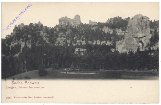 Rathen, Jungfrau, Lamm, Locomotive